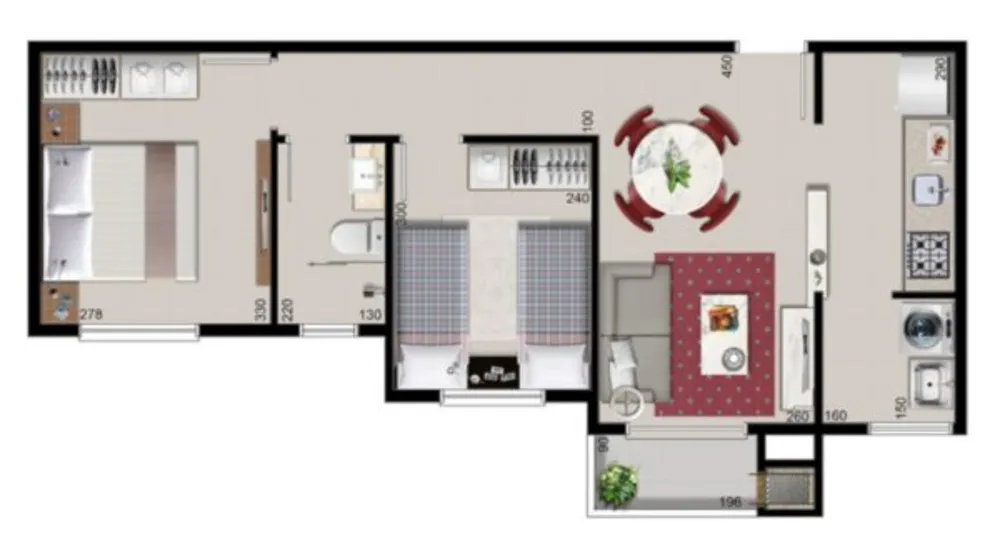 Apartamento, 2 quartos, 83 m² - Foto 7