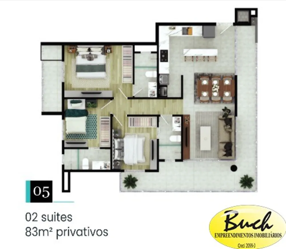 Apartamento, 3 quartos, 110 m² - Foto 5