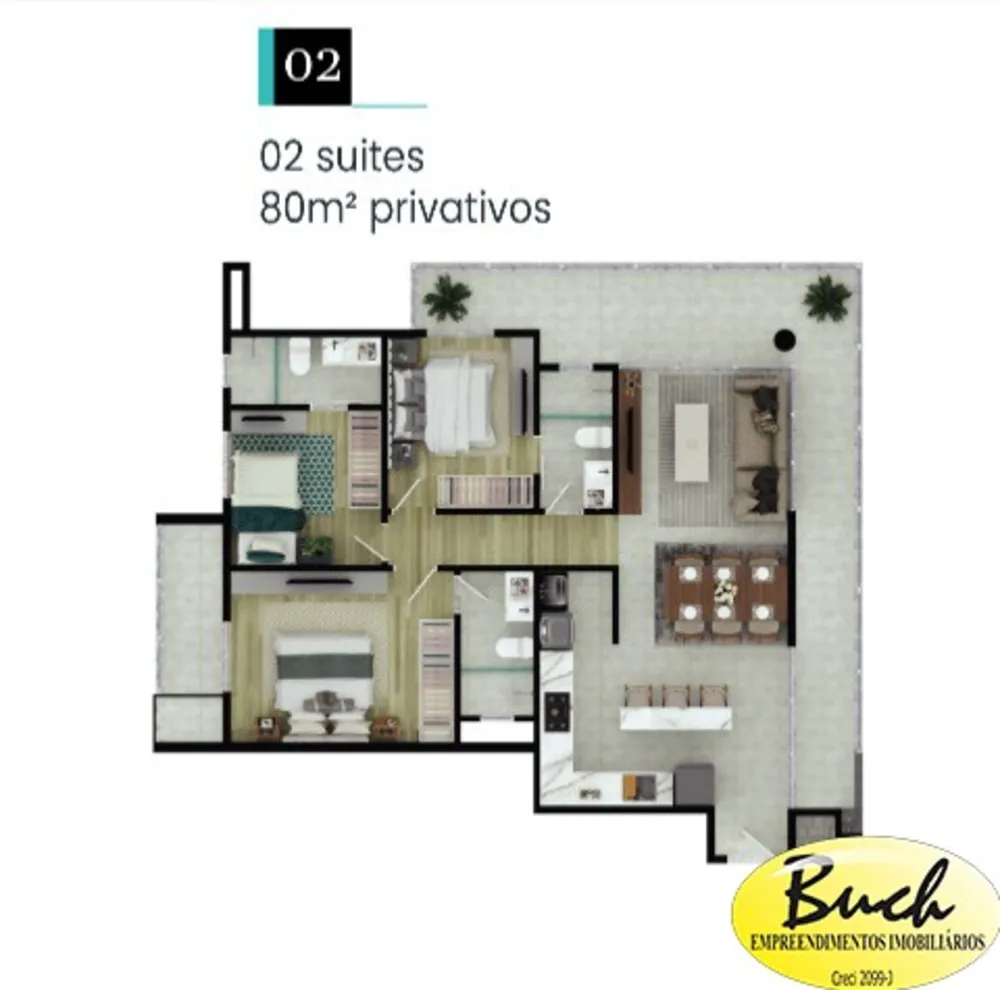 Apartamento, 3 quartos, 110 m² - Foto 6