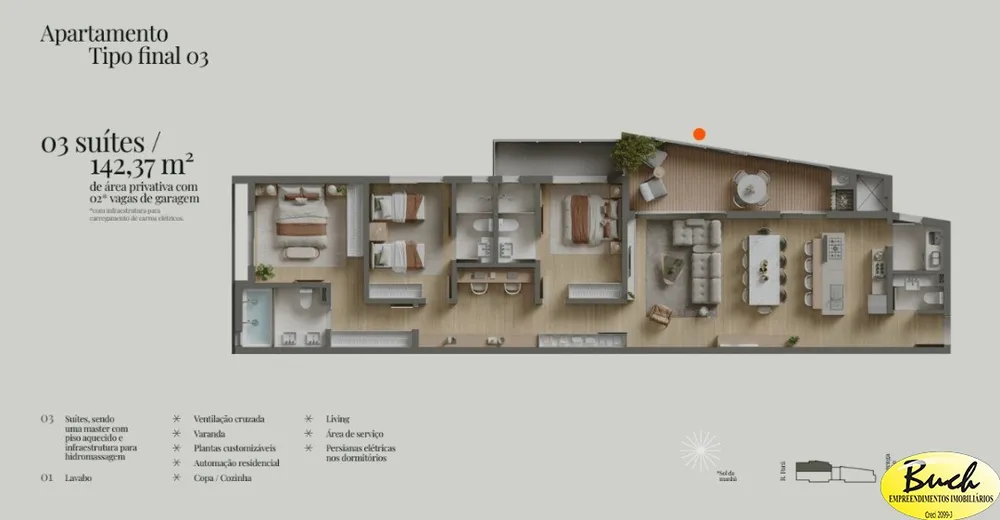 Apartamento, 3 quartos, 142 m² - Foto 12