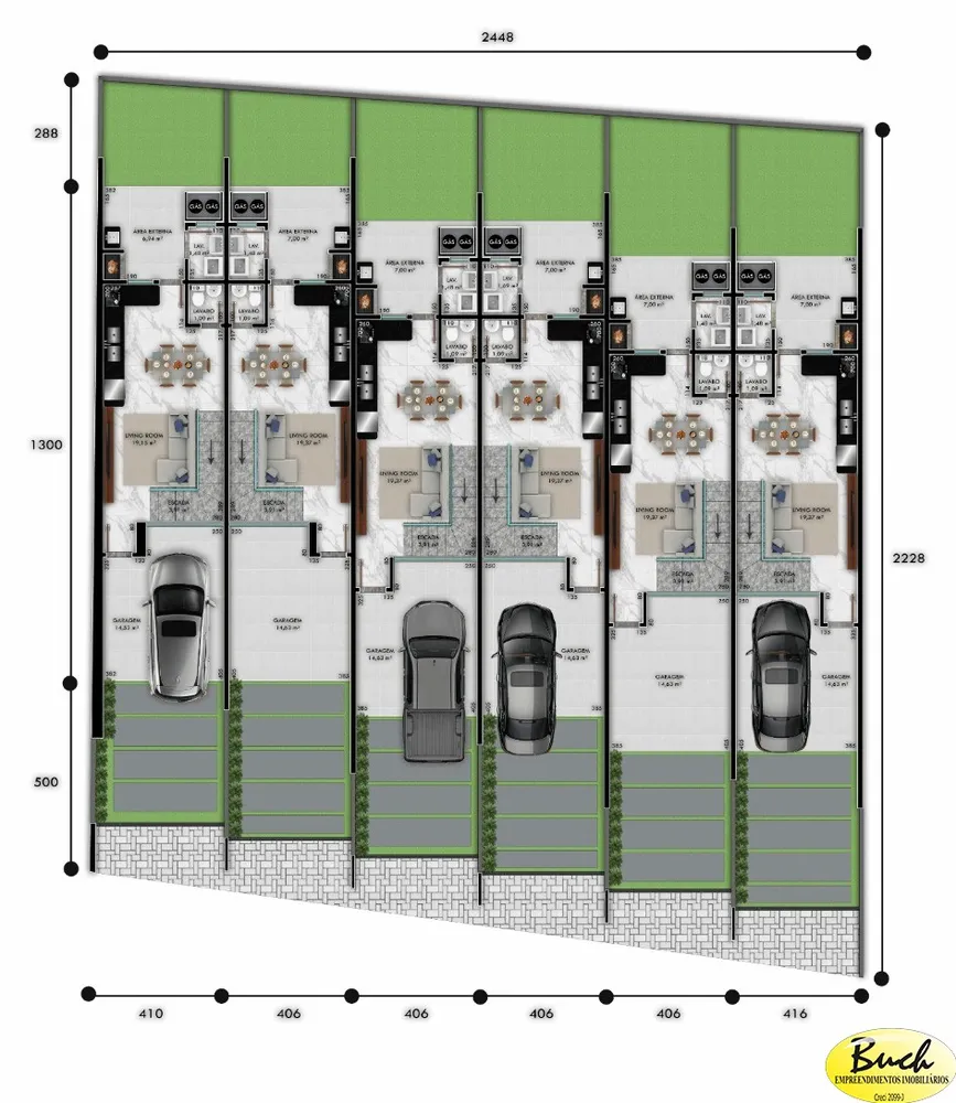 Casa, 3 quartos, 105 m² - Foto 2