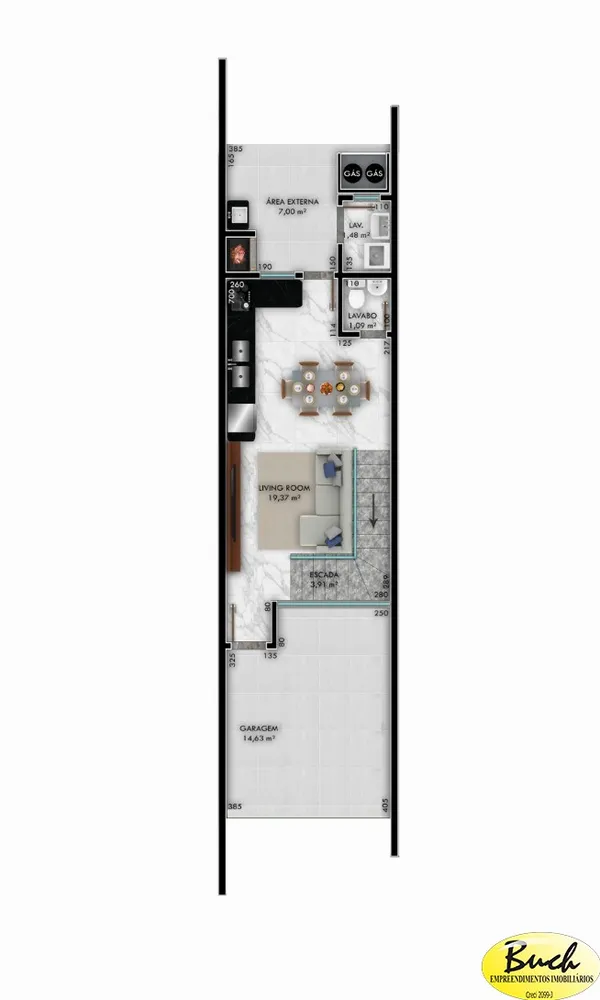 Casa, 3 quartos, 105 m² - Foto 11
