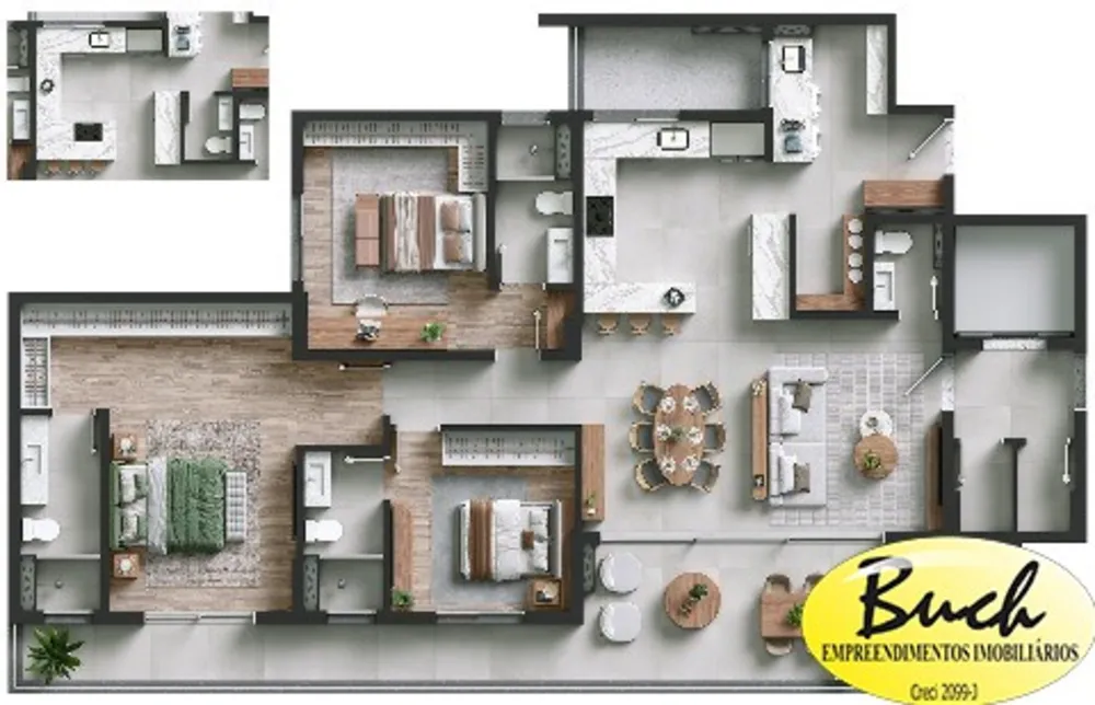 Apartamento, 3 quartos, 174 m² - Foto 4