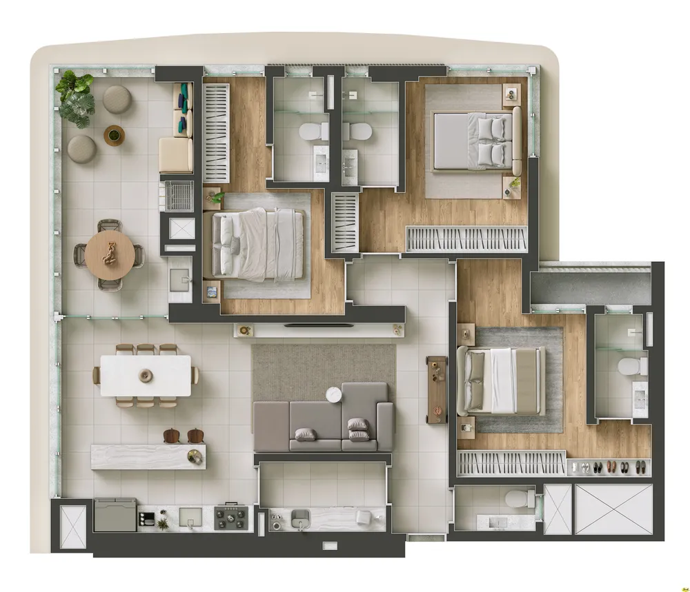Apartamento, 3 quartos, 127 m² - Foto 16