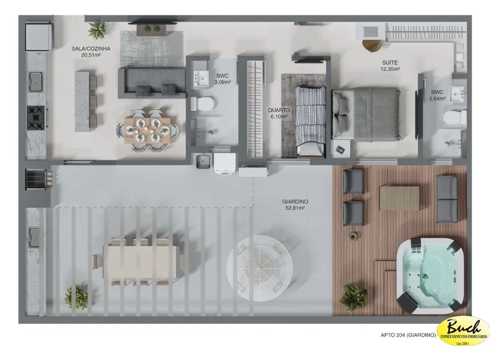 Apartamento, 2 quartos, 129 m² - Foto 2