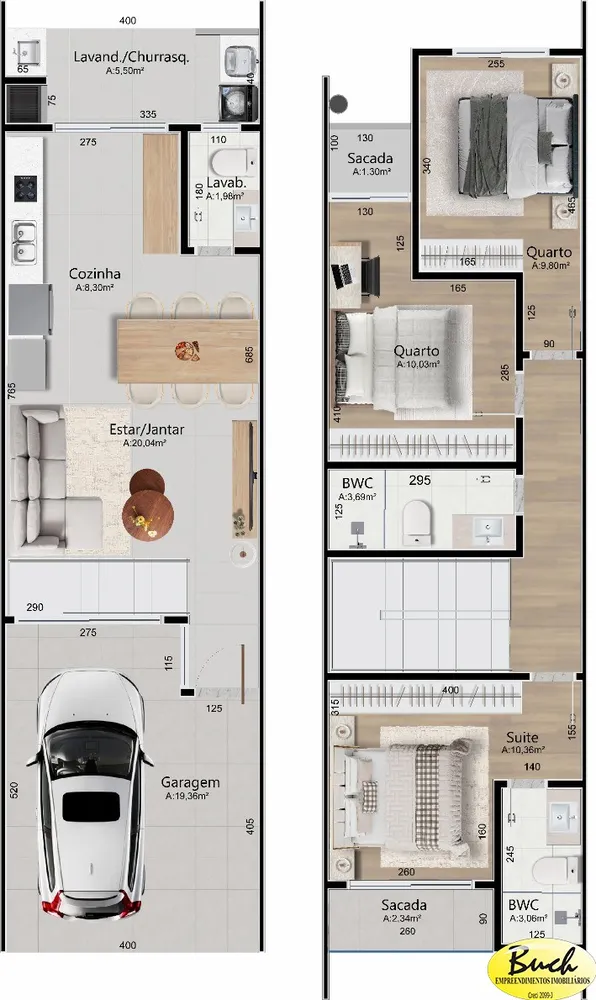 Casa, 3 quartos, 117 m² - Foto 6