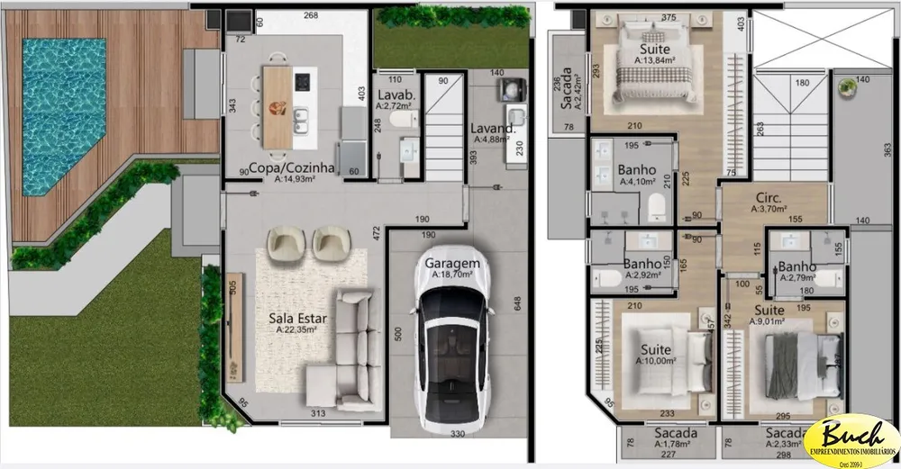 Casa, 3 quartos, 117 m² - Foto 8