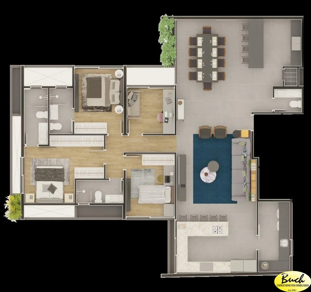 Apartamento, 3 quartos, 112 m² - Foto 11