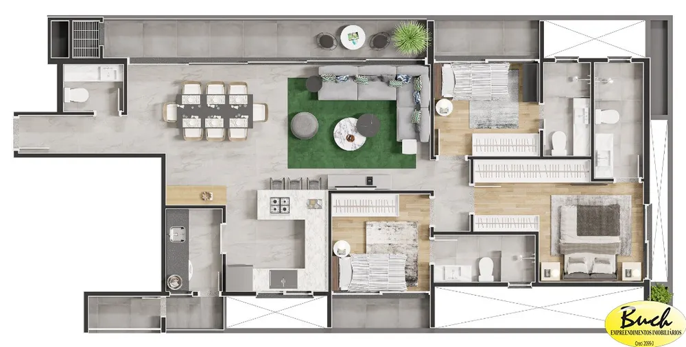Apartamento, 3 quartos, 112 m² - Foto 13