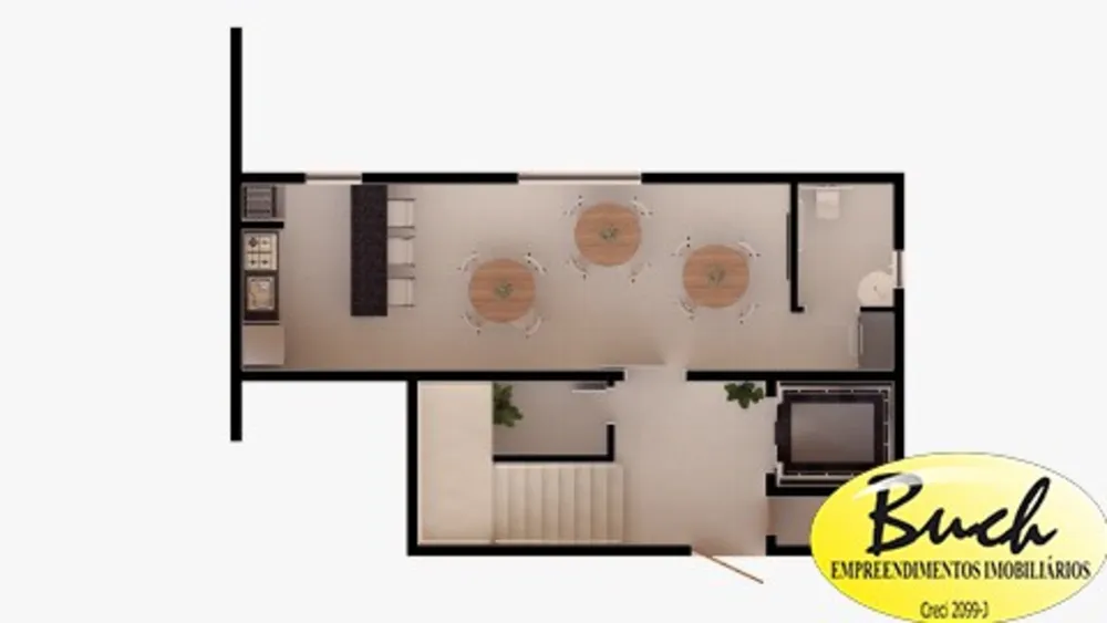 Apartamento, 1 quarto, 58 m² - Foto 4