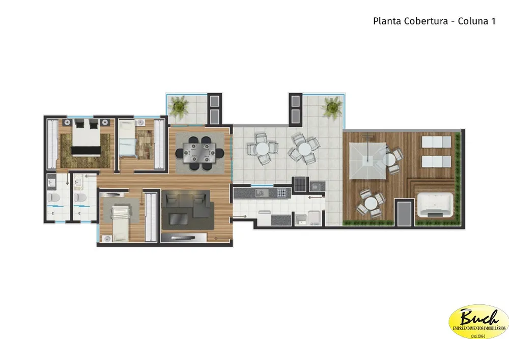 Cobertura, 3 quartos, 130 m² - Foto 12