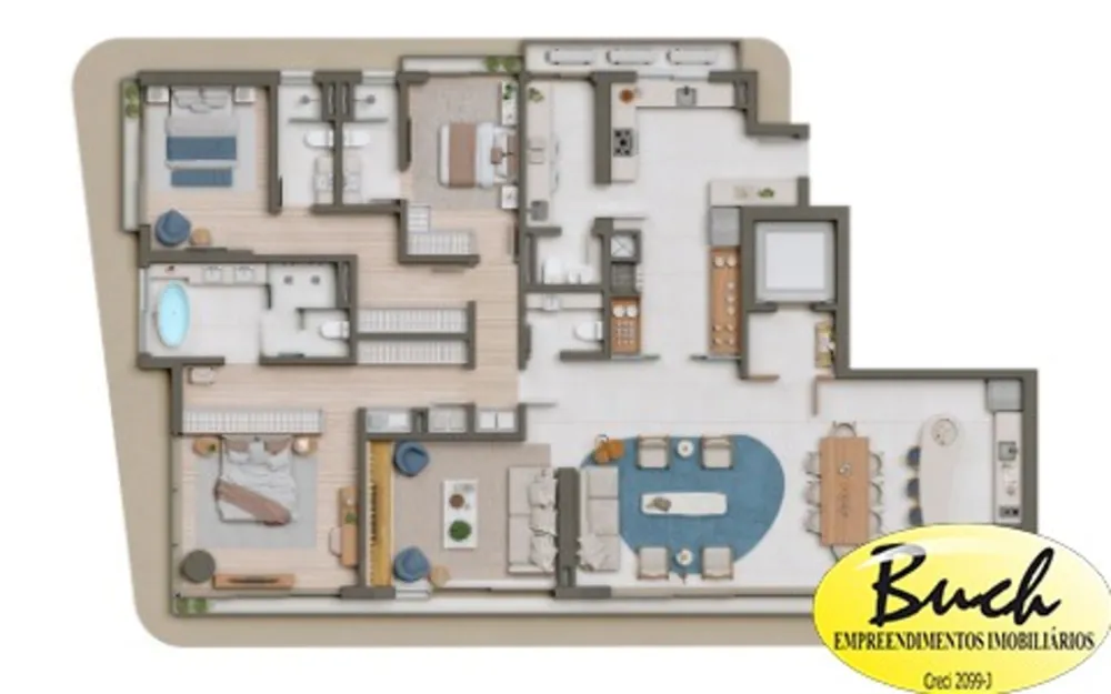 Apartamento, 3 quartos, 243 m² - Foto 12
