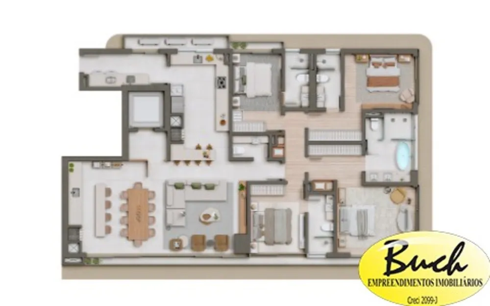 Apartamento, 3 quartos, 243 m² - Foto 13