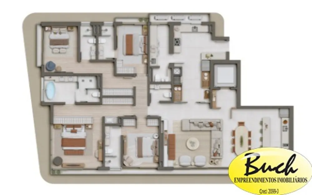Apartamento, 3 quartos, 243 m² - Foto 11