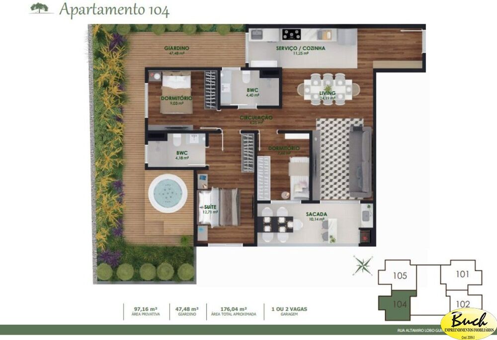 Apartamento, 2 quartos, 88 m² - Foto 3