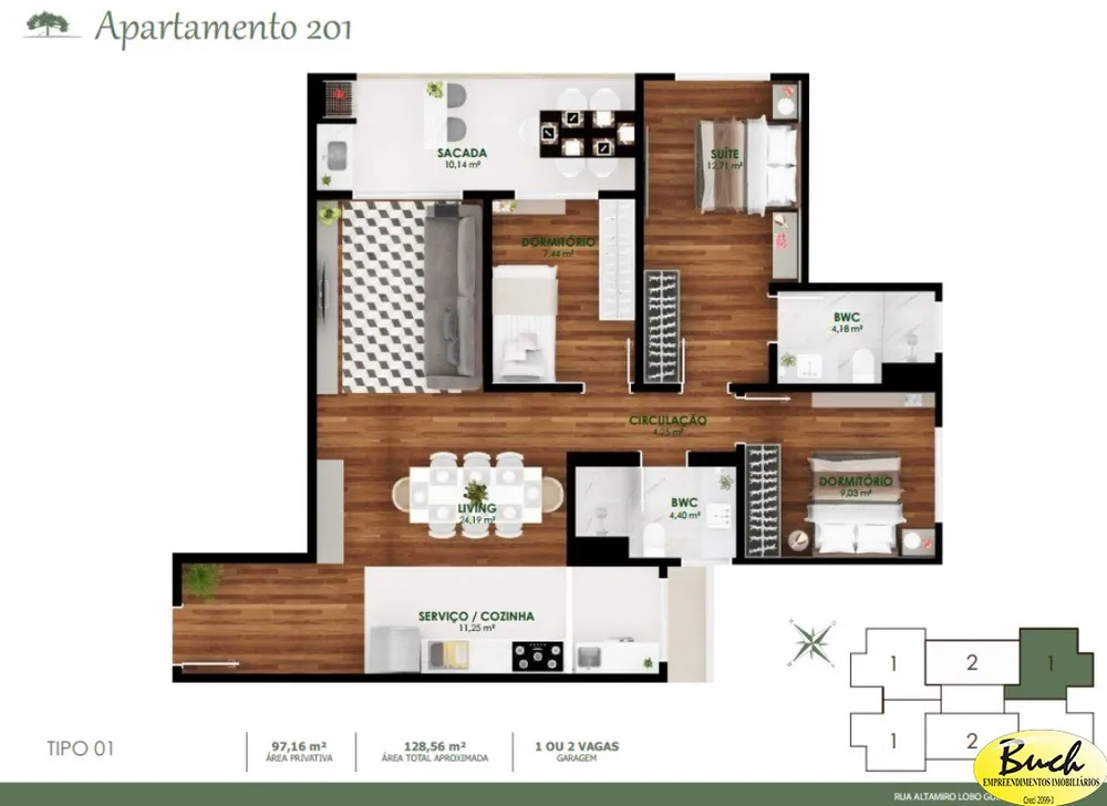 Apartamento, 2 quartos, 88 m² - Foto 10