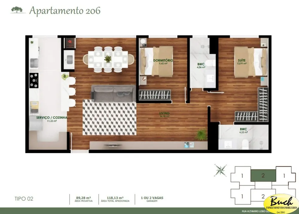 Apartamento, 2 quartos, 88 m² - Foto 11