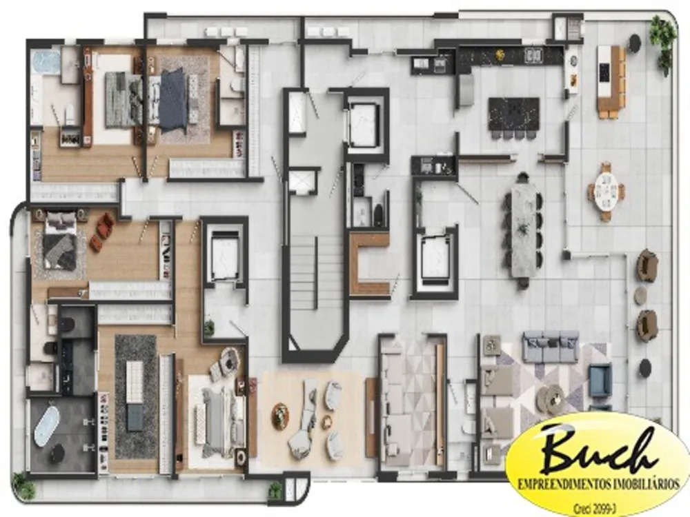 Apartamento, 3 quartos, 261 m² - Foto 15