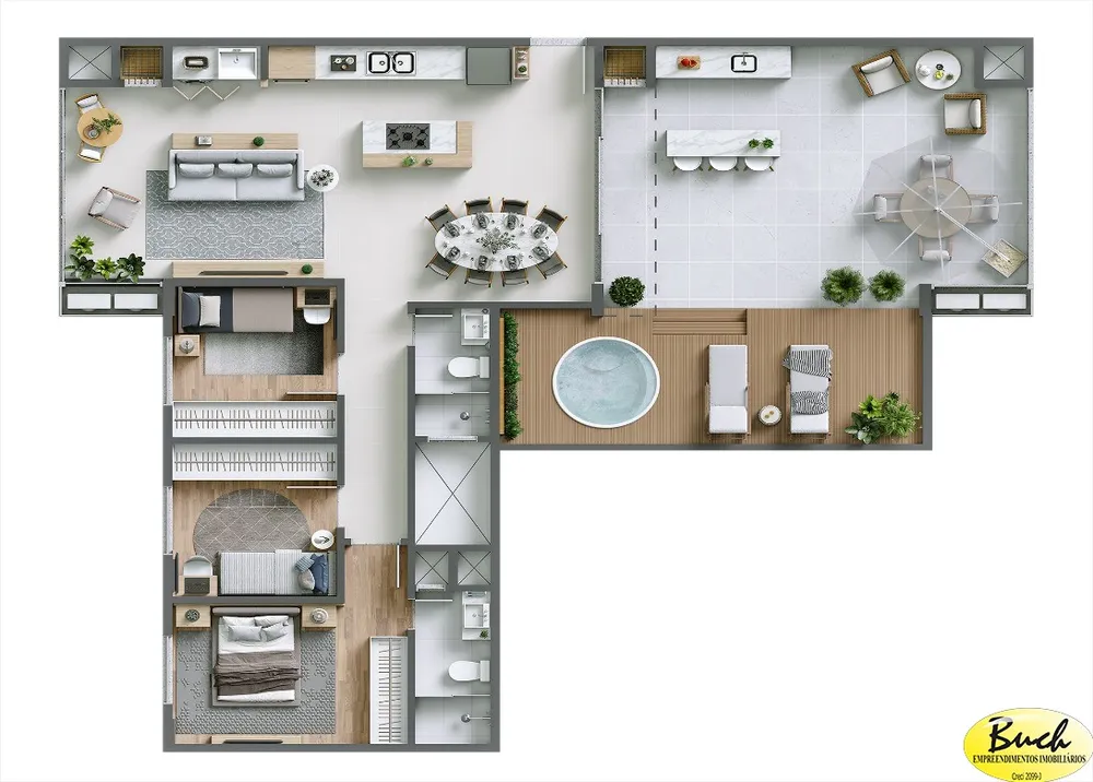 Apartamento, 3 quartos, 78 m² - Foto 7
