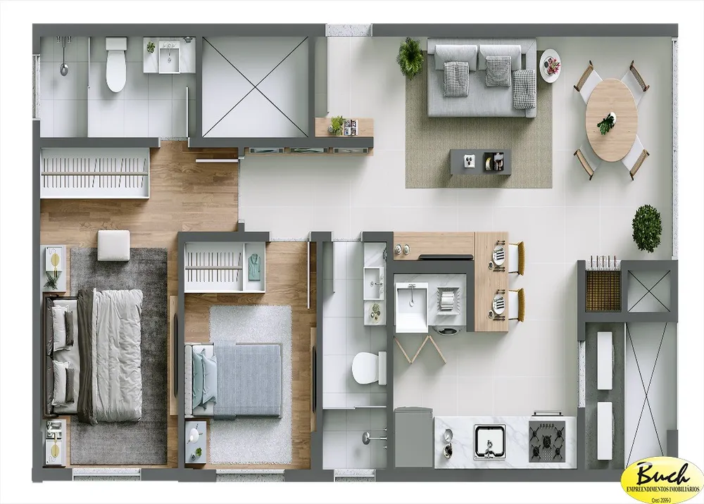 Apartamento, 3 quartos, 78 m² - Foto 10