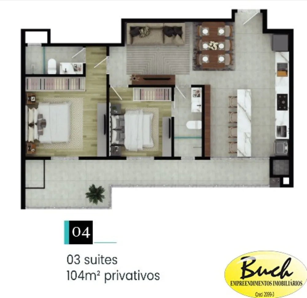Apartamento, 3 quartos, 83 m² - Foto 8