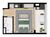 Apartamento, 1 quarto, 25 m² - Foto 2
