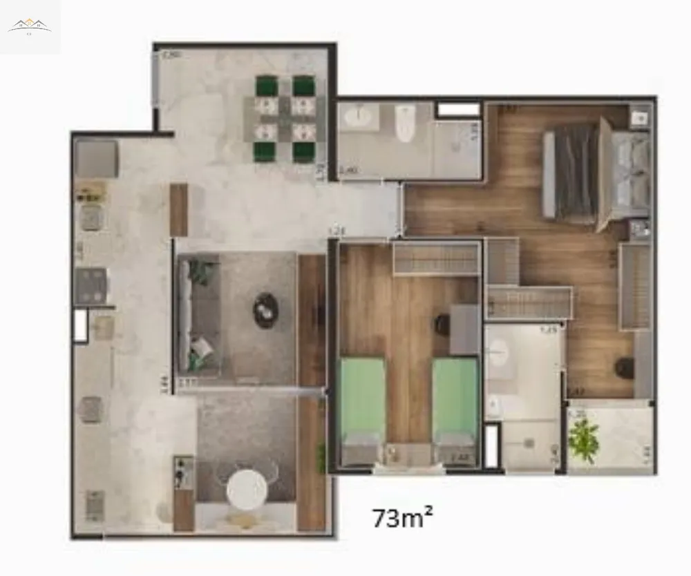 Apartamento, 3 quartos, 82 m² - Foto 8