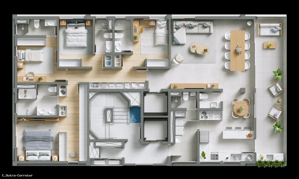 Apartamento, 4 quartos, 191 m² - Foto 16