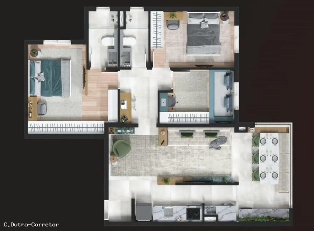 Apartamento, 3 quartos, 81 m² - Foto 16