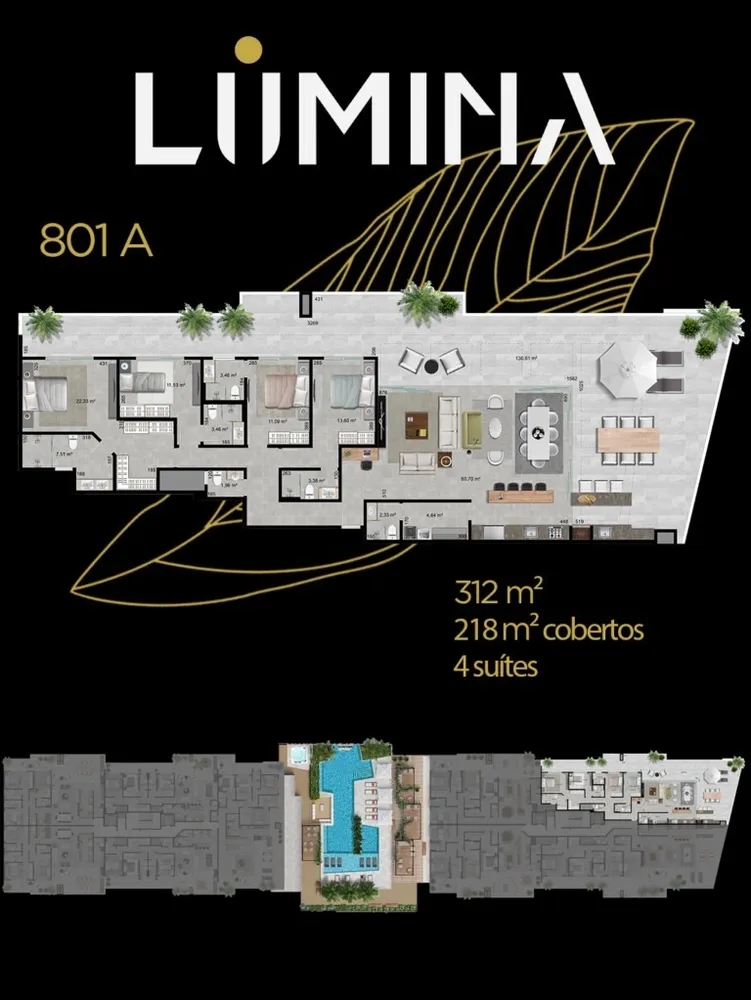 Cobertura, 4 quartos, 312 m² - Foto 3