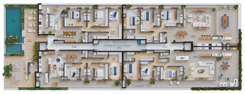 Cobertura, 3 quartos, 241 m² - Foto 3