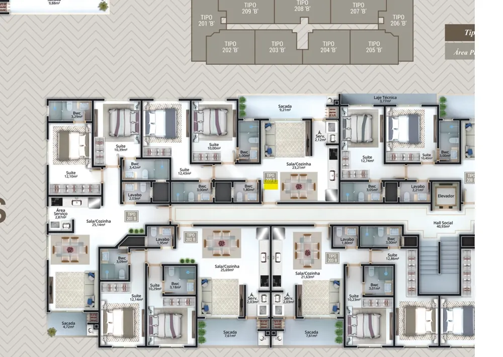 Apartamento, 2 quartos, 74 m² - Foto 20