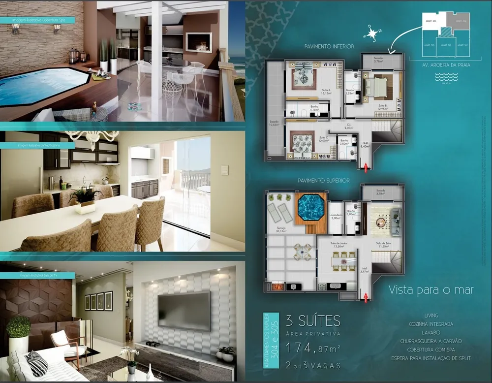 Apartamento, 3 quartos, 176 m² - Foto 1