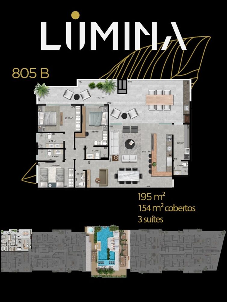 Cobertura à venda com 3 quartos, 195m² - Foto 3