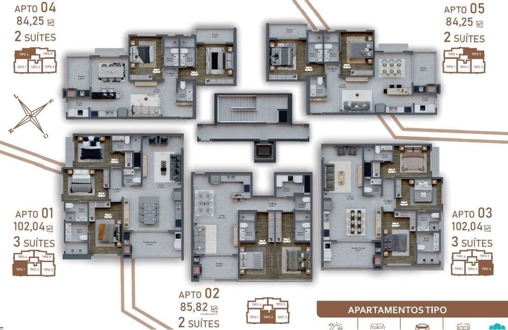 Apartamento, 3 quartos, 102 m² - Foto 9