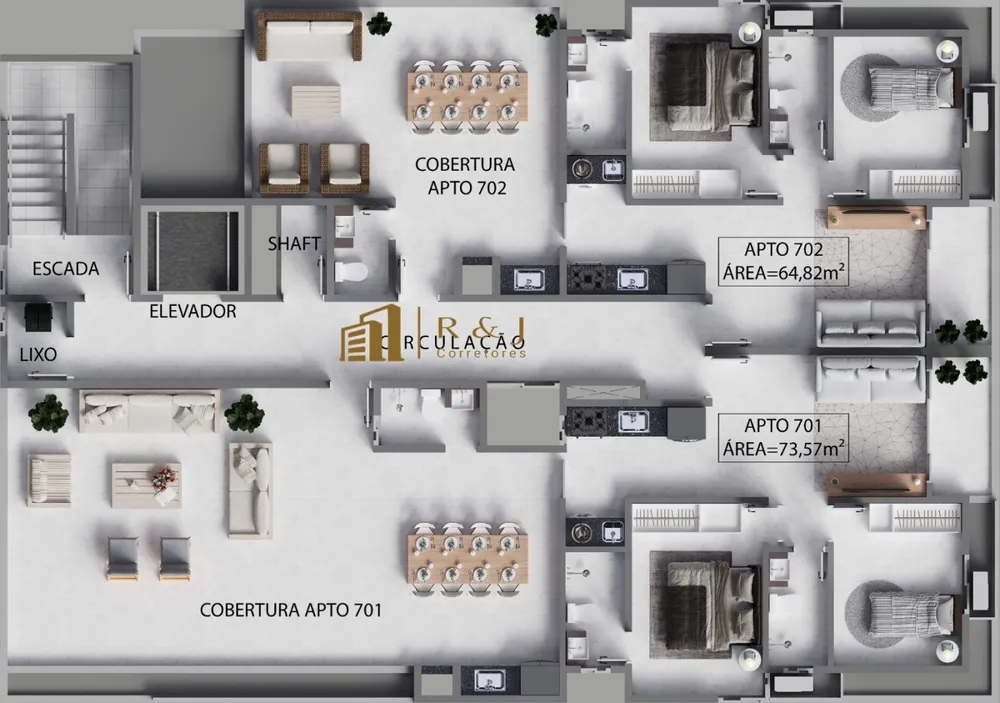 Apartamento, 1 quarto, 33 m² - Foto 7