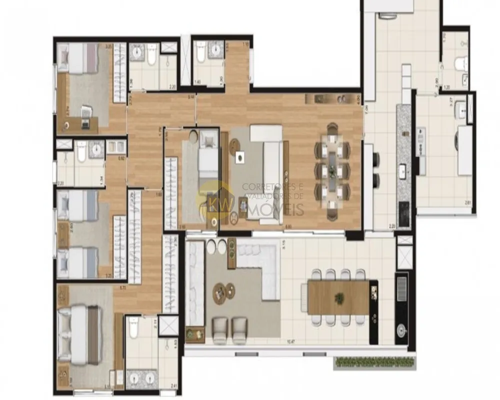 Apartamento, 3 quartos, 137 m² - Foto 16