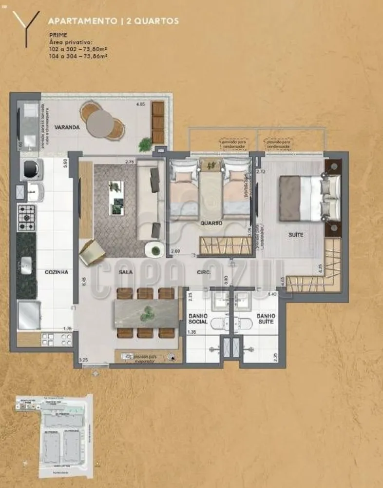 Apartamento, 2 quartos, 74 m² - Foto 30
