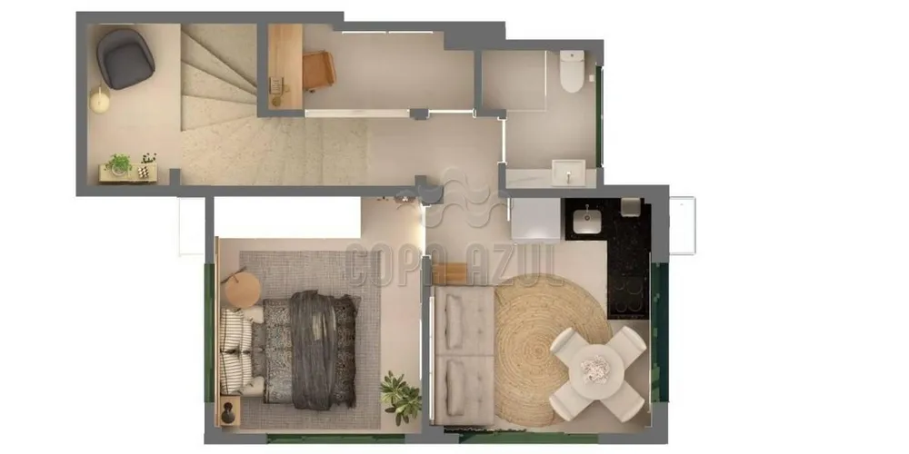 Cobertura, 1 quarto, 34 m² - Foto 38
