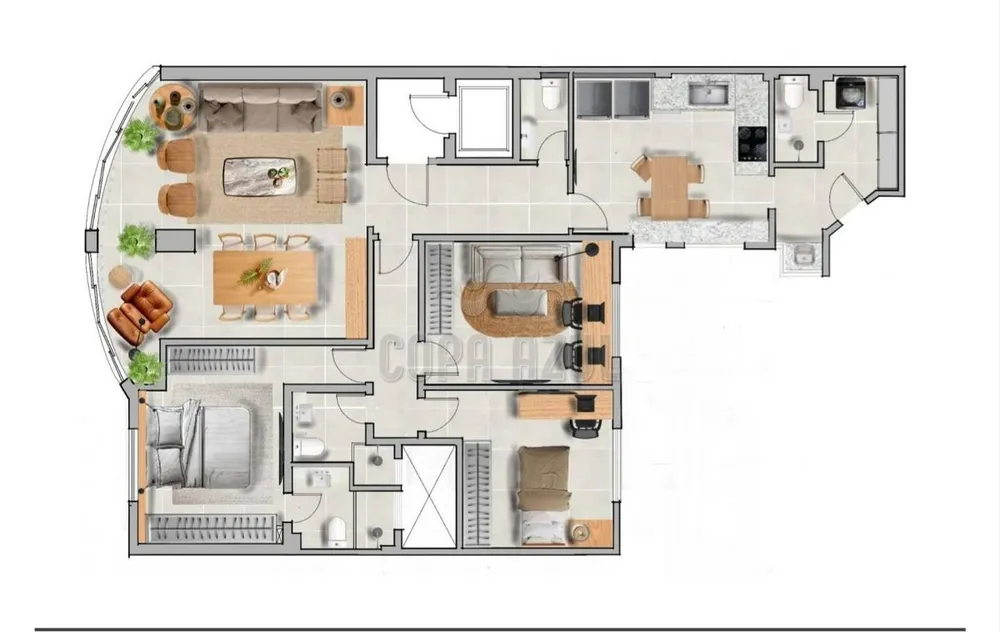 Apartamento, 3 quartos, 122 m² - Foto 6