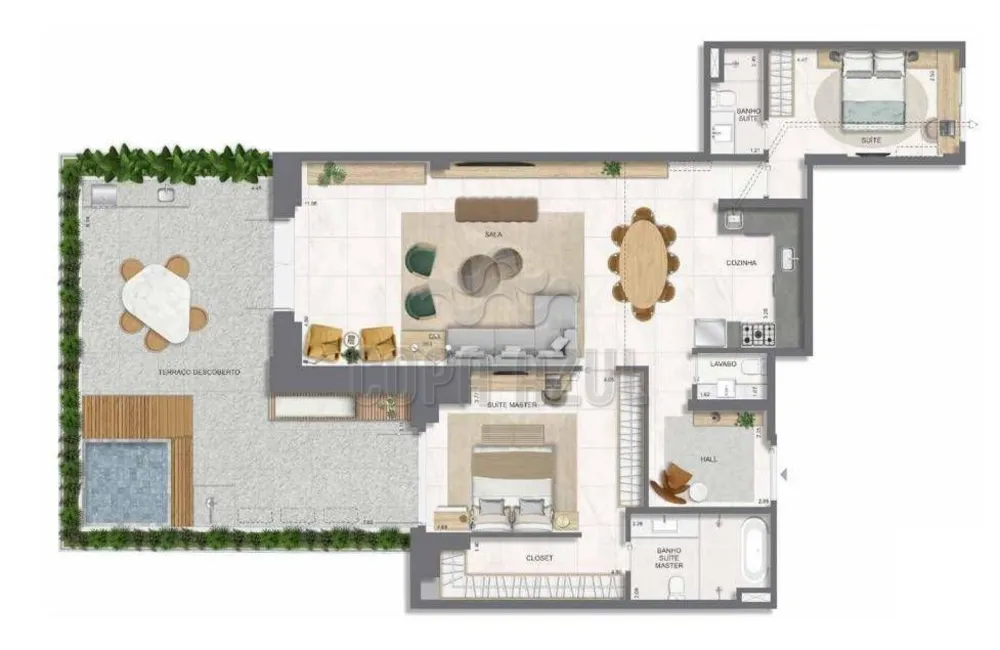 Apartamento, 2 quartos, 194 m² - Foto 3