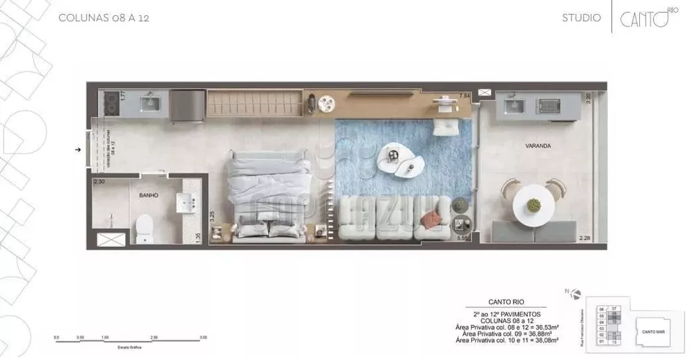 Apartamento, 1 quarto, 38 m² - Foto 25