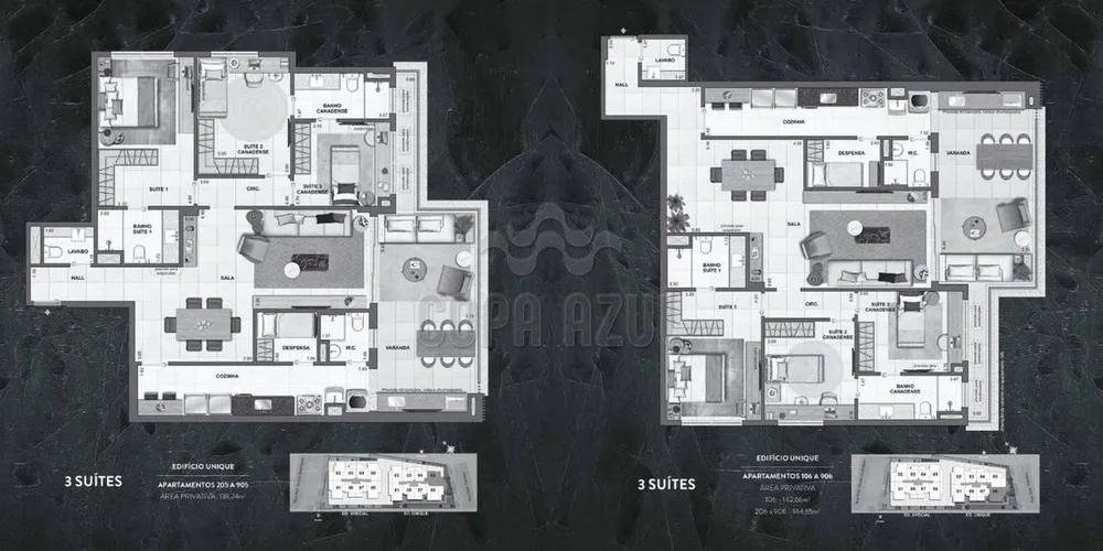 Apartamento, 3 quartos, 136 m² - Foto 157