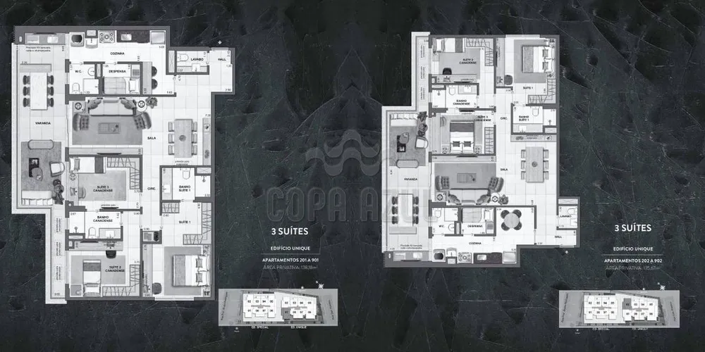 Apartamento, 3 quartos, 136 m² - Foto 156