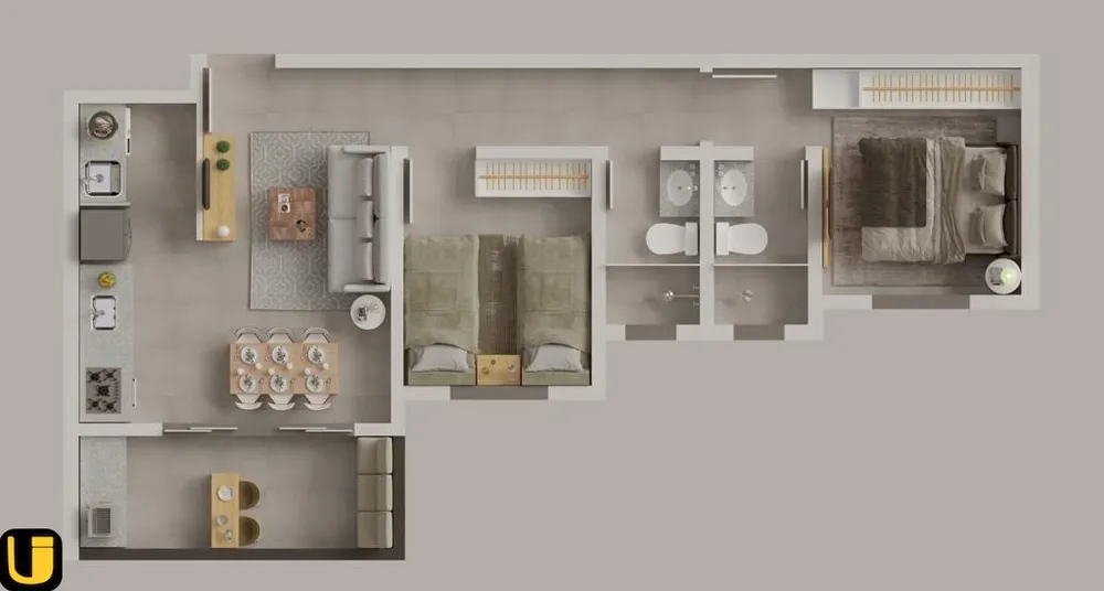 Apartamento, 2 quartos, 58 m² - Foto 10