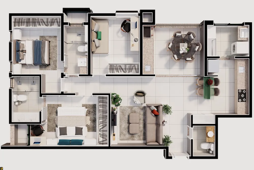 Apartamento, 3 quartos, 97 m² - Foto 16