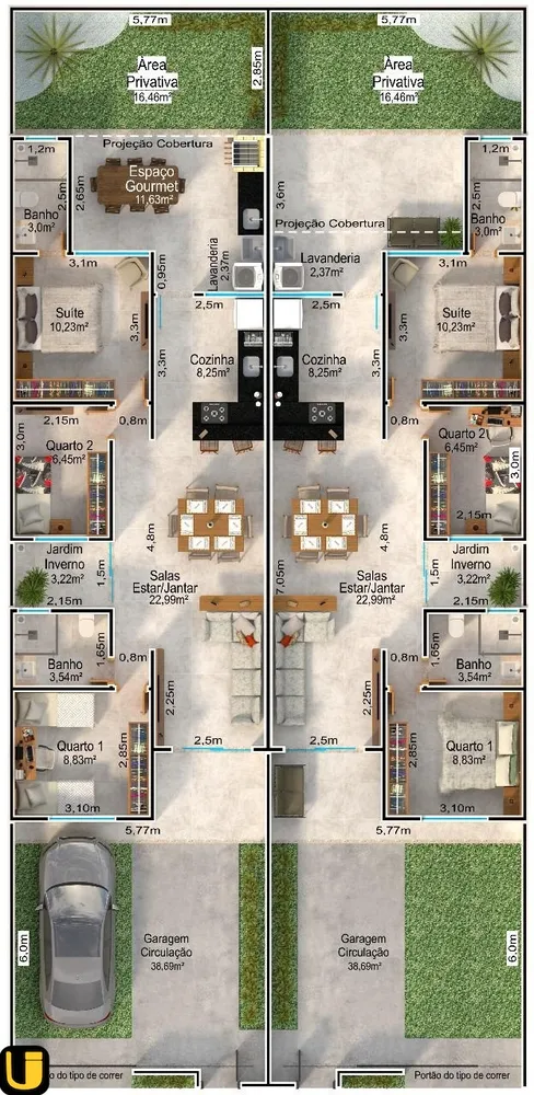 Casa, 3 quartos, 130 m² - Foto 8