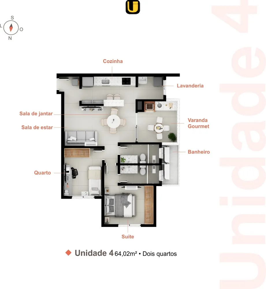 Apartamento, 2 quartos, 64 m² - Foto 9