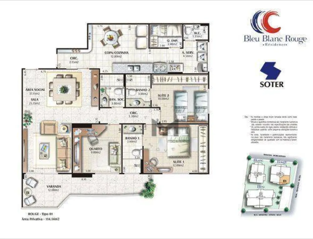 Apartamento, 3 quartos, 120 m² - Foto 23