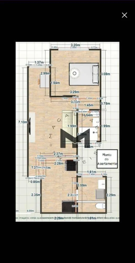 Apartamento, 1 quarto, 50 m² - Foto 8